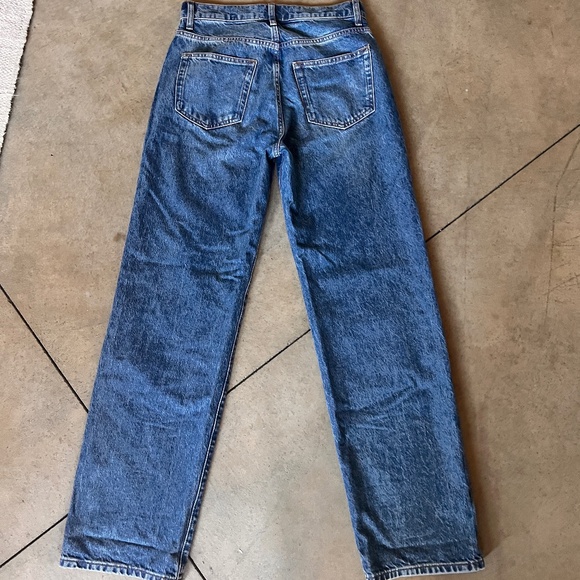 Reformation - Val 90s Mid Rise Straight Jeans - 24 - Wash Pelican - Picture 3 of 4